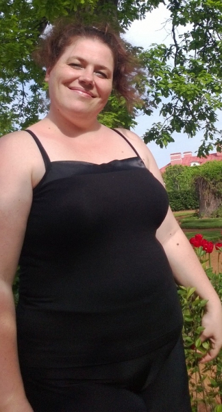 На фото: Татьяна до похудения