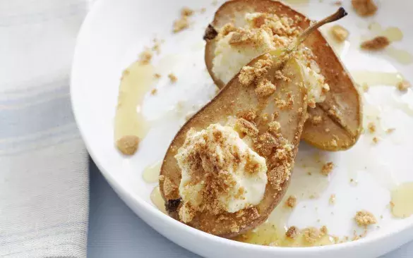 Груша с творогом