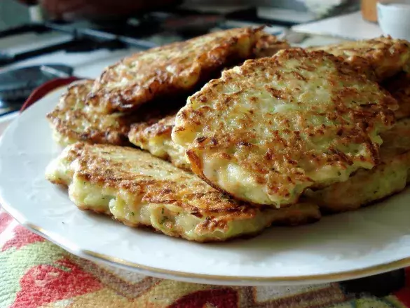 Кабачковые оладьи