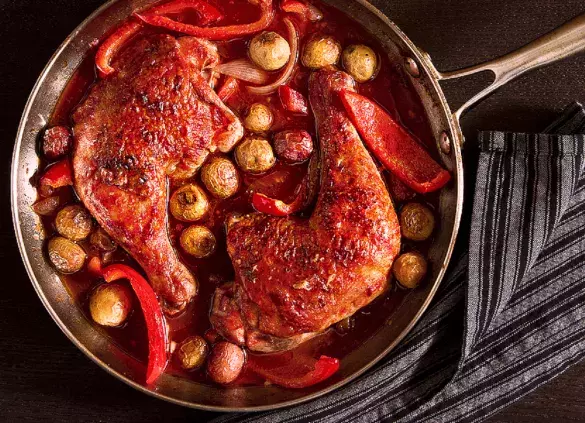 Куриные ножки с картошкой