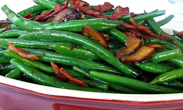 Ужин со стручковой фасолью