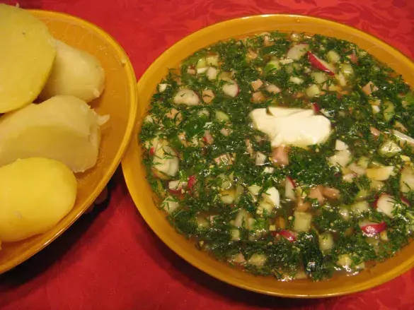 Овощная окрошка