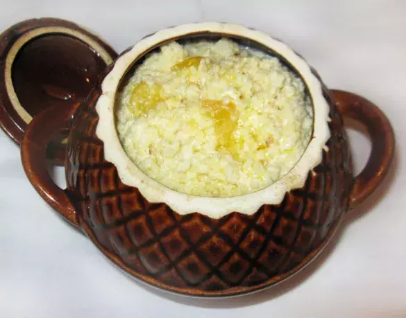 Завтрак: сытная постная каша с яблоками