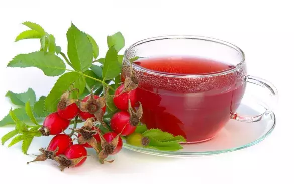 Розовый чай