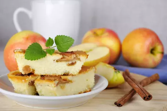 Диетическая творожная запеканка