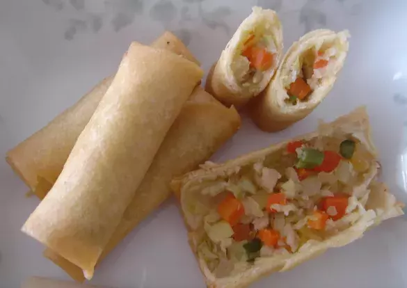 Лаваш с творожной пастой