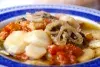 Камбала тушеная с овощами