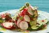 Салат с огурцами и редиской