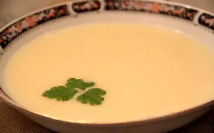 Суп-пюре из овсяных хлопьев