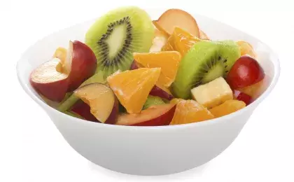 Зимний фруктовый салат