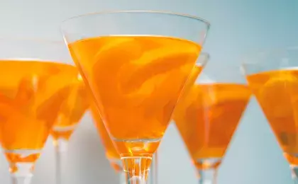 Желе из консервированных персиков