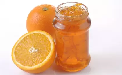 Апельсиновое желе с фруктами