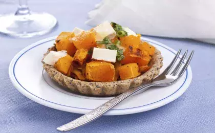 Салат из тыквы с фетой