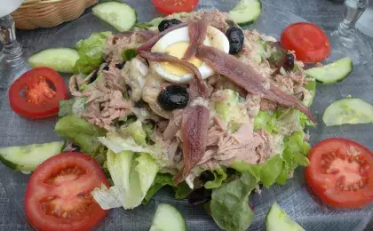 Салат с тунцом по-провански