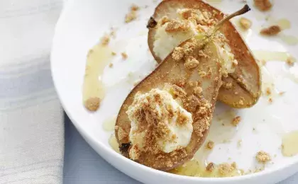 Груша с творогом