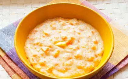 Каша с тыквой или морковью