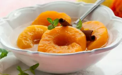 Персики консервированные с медом