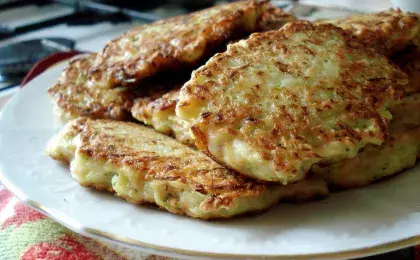 Кабачковые оладьи