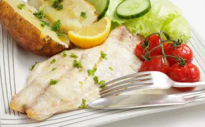 Филе морской рыбы в духовке