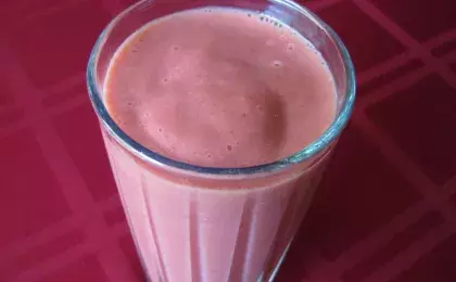 Черничный белковый коктейль