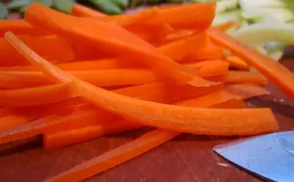 Свежая морковь с йогуртом