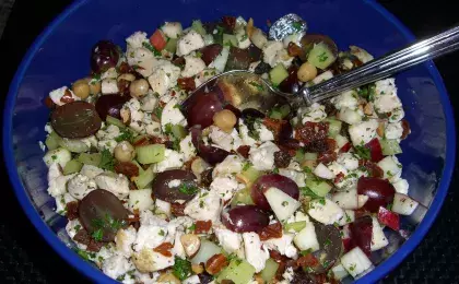 Микс из курицы с фасолью