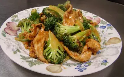 Курица с брокколи