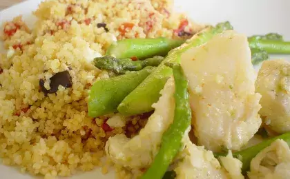 Рыбный ужин с гарниром