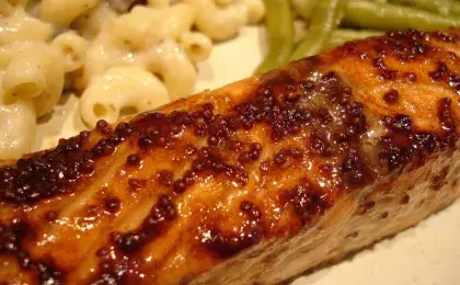 Запеченный лосось 