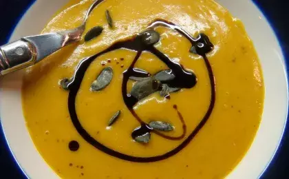 Суп из тыквы с горбушей "Омега"