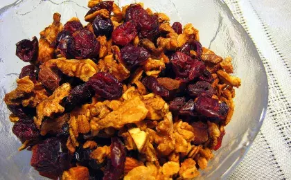 Мюсли с бананом