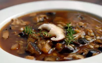 Овсяный суп на овощном бульоне