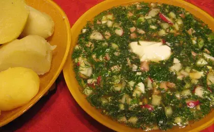 Овощная окрошка