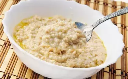 Каша вязкая с маслом