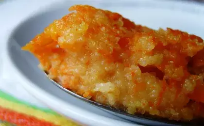 Каша с морковью