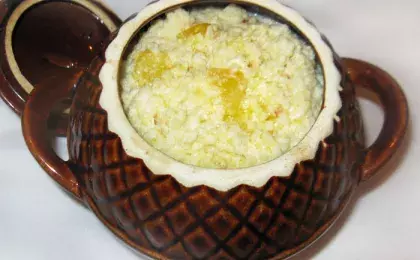 Завтрак: сытная постная каша с яблоками