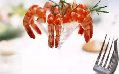 Коктейль с креветками