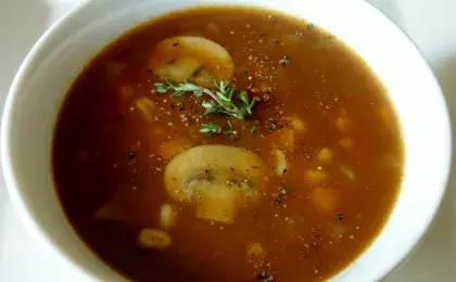 Грибной борщ