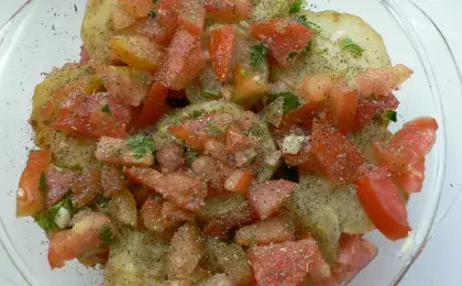 Кабачки с помидорами