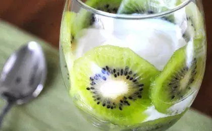 Йогурт с киви и медом