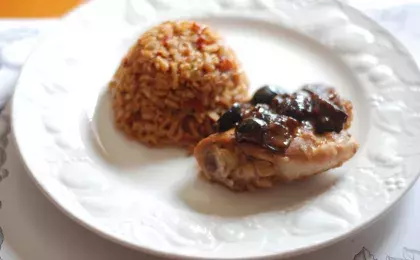 Рулетики из индейки с черносливом