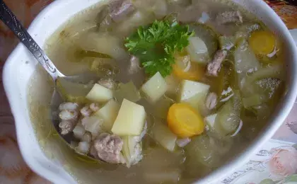 Суп куриный с корнеплодами