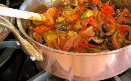 Холодный обед с собой: рататуй