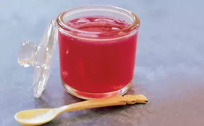 Желе из ревеня