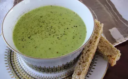 Суп-пюре из шпината