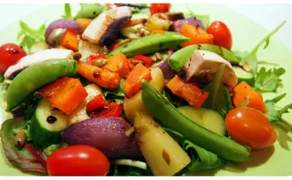 Ужин с печенью и венгерским гарниром