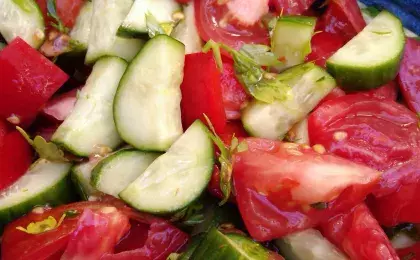 Салат овощной легкий
