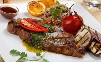 Мясо с гарниром