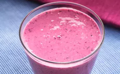 Кефир 1% жирности с джемом