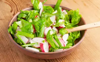 Зеленый салат